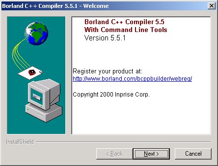 Borland C++ Compiler 5.5.1