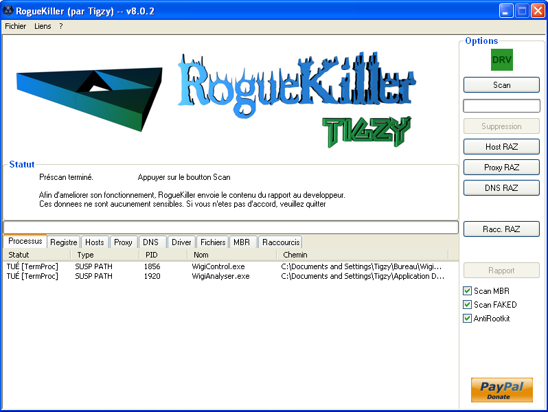 RogueKiller 8.7.8 (для 64-bit ОС)