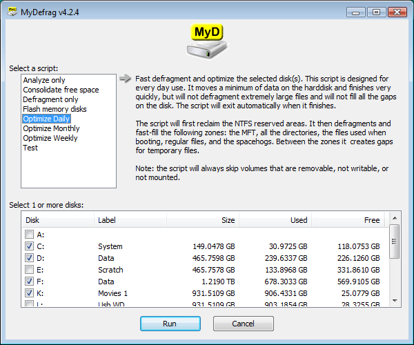 MyDefrag v4.3.1 + for 64-bit